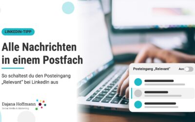 LinkedIn: Posteingang „Relevant“ ausschalten und alle Nachrichten sehen